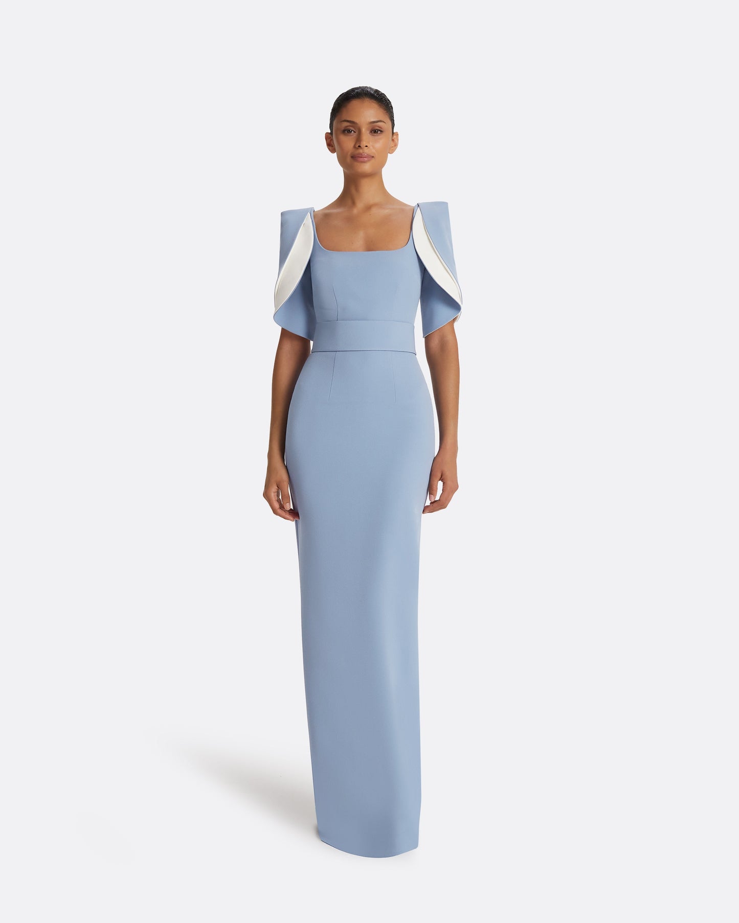 Dara Blue Ash Long Dress