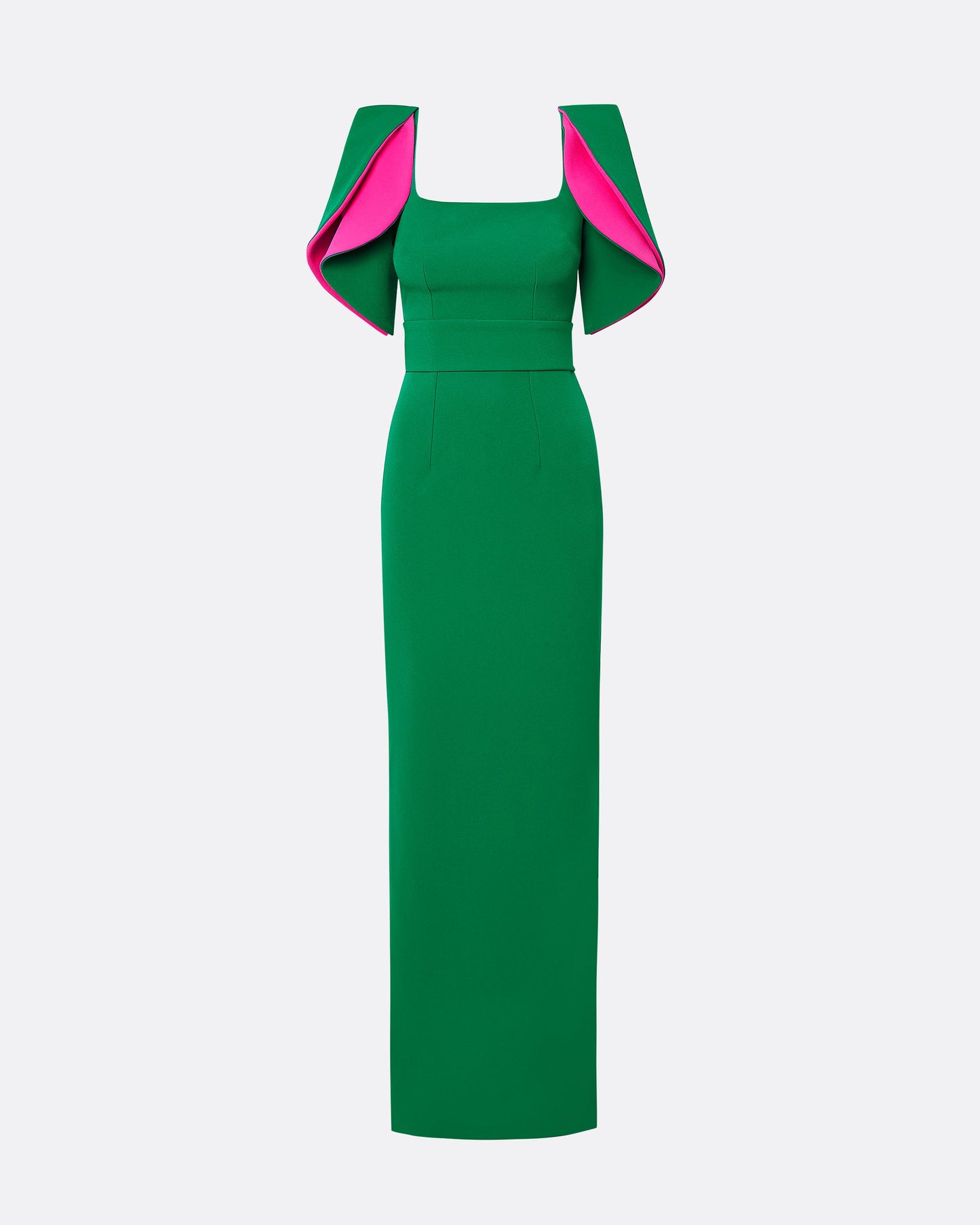 Dara Jewel Green Long Dress