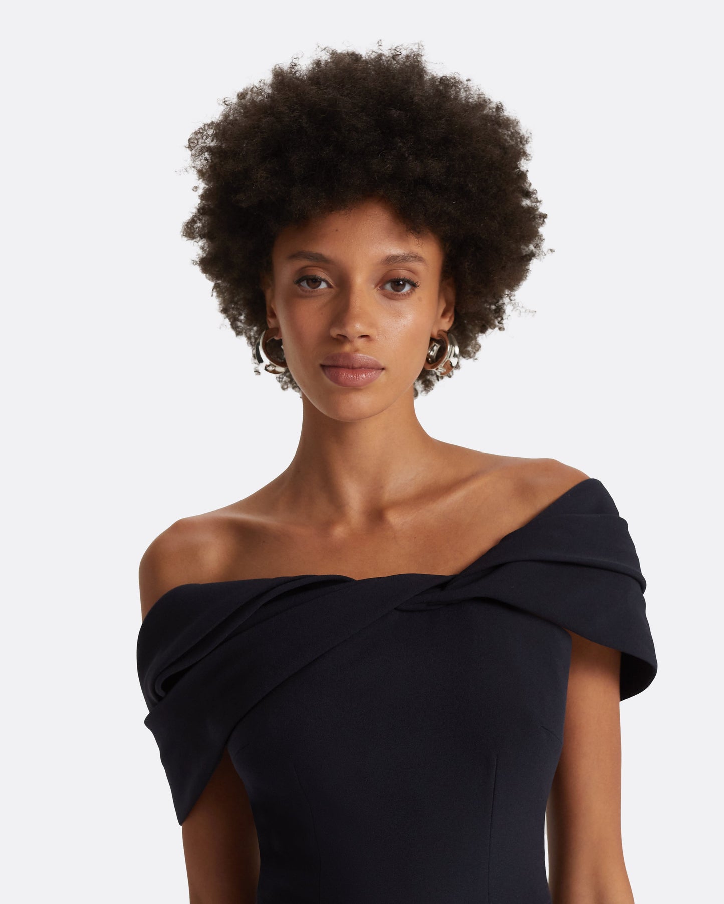 Rossa Midnight Navy Long Dress