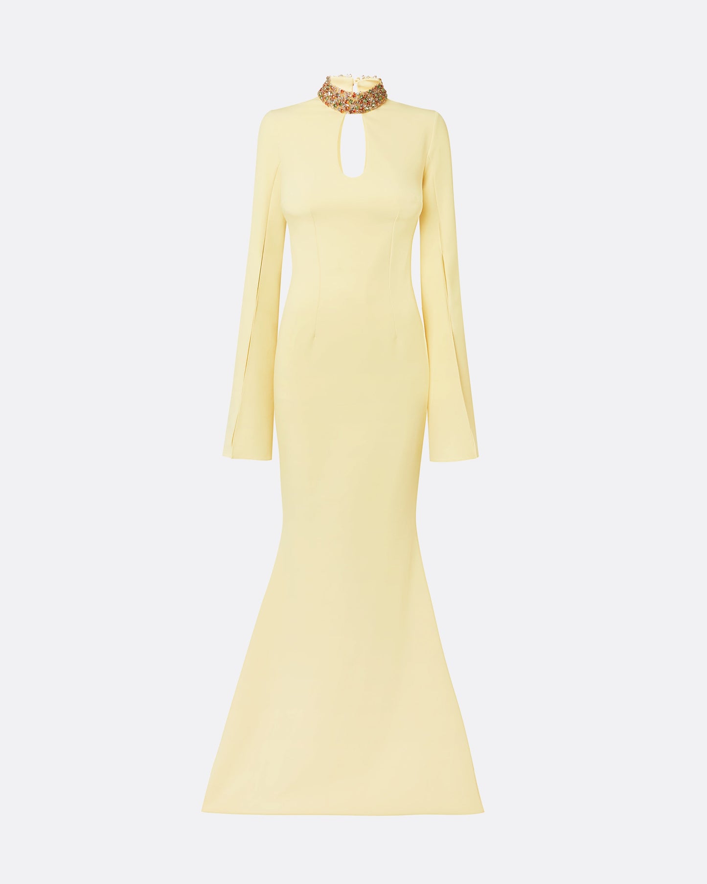 Anouk Pale Yellow Long Dress