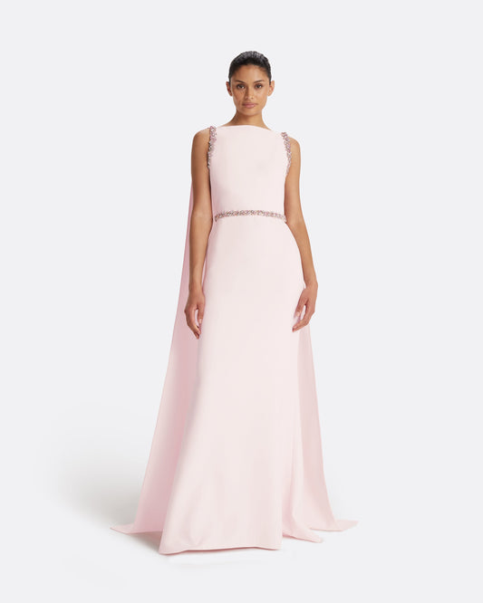 Ginevra Barely Pink Long Dress