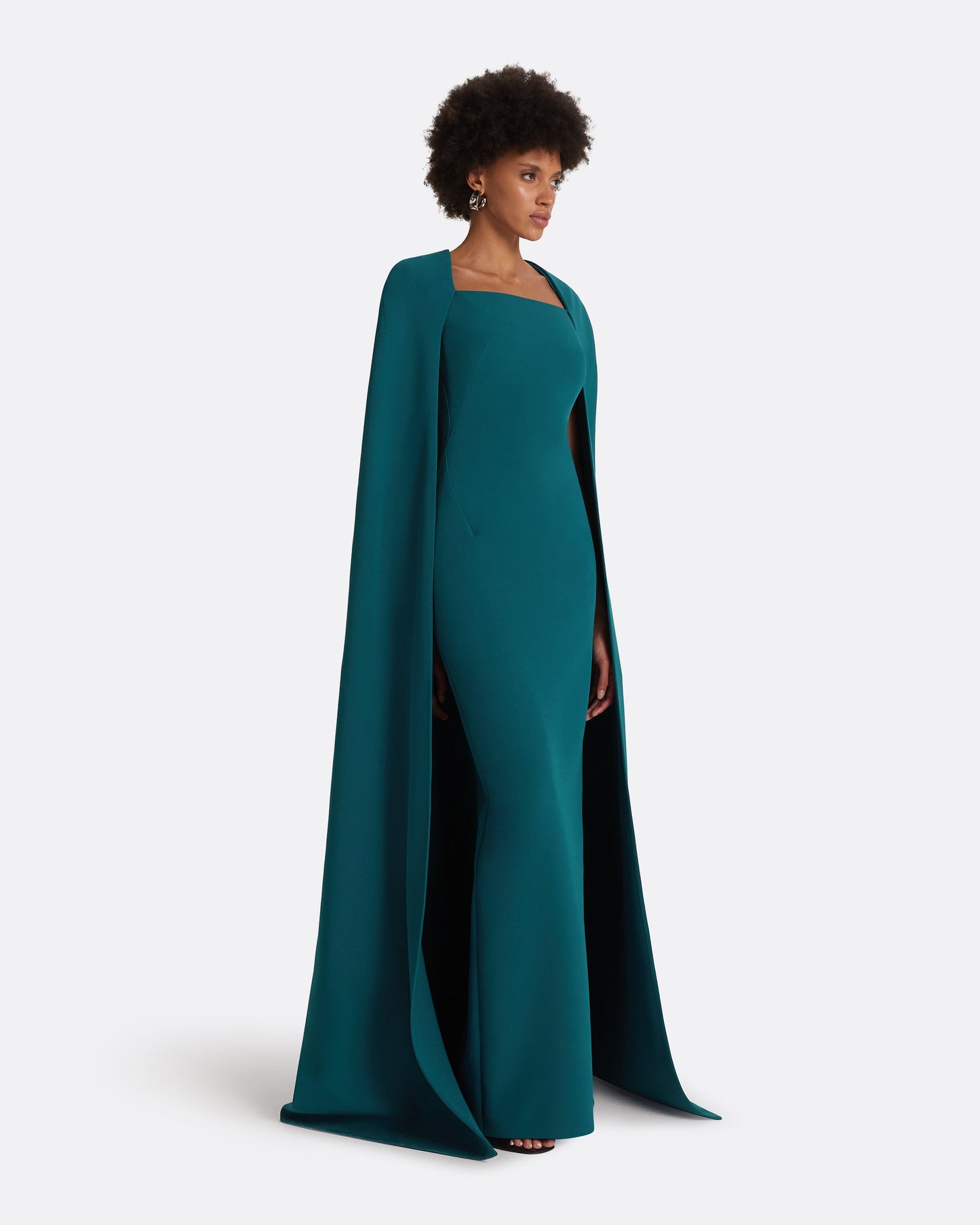 Cinza Poseidon Long Dress