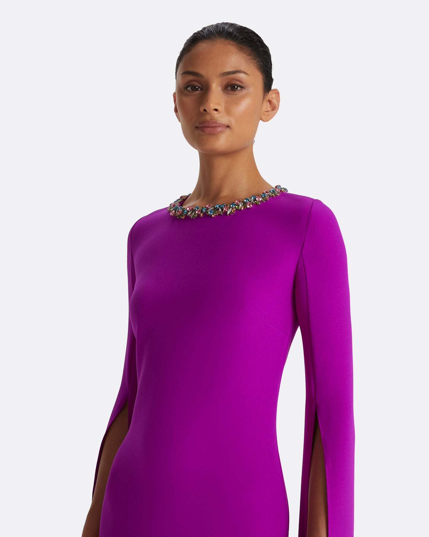 Talina Magenta Long Dress