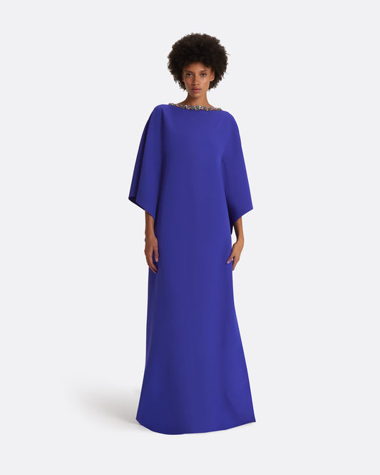 Amarella Azure Blue Long Dress