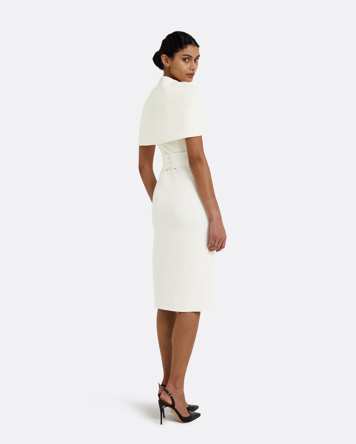 Rosa Ivory Midi Dress