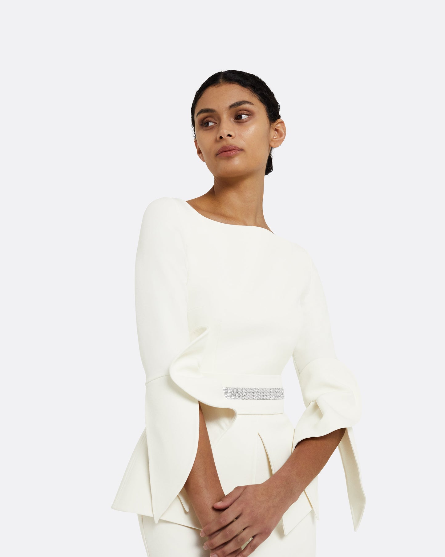 Alondra Ivory Midi Dress