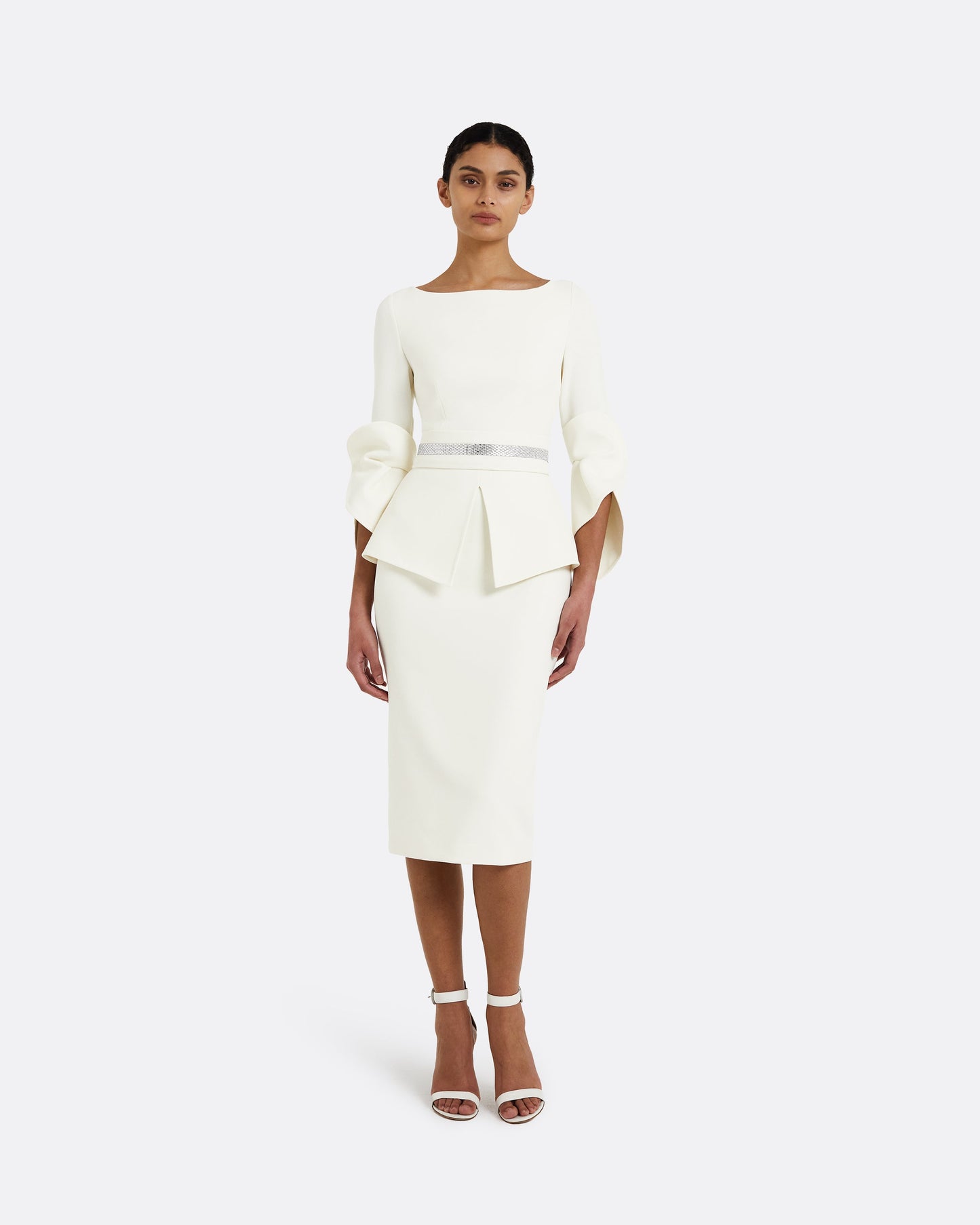 Alondra Ivory Midi Dress