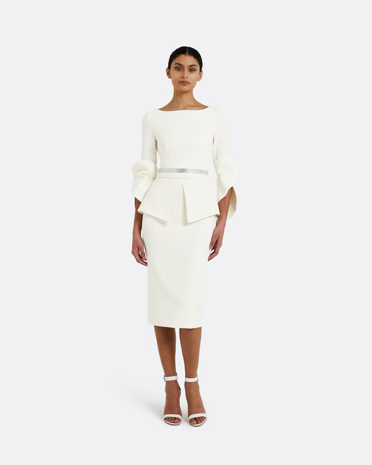 Alondra Ivory Midi Dress