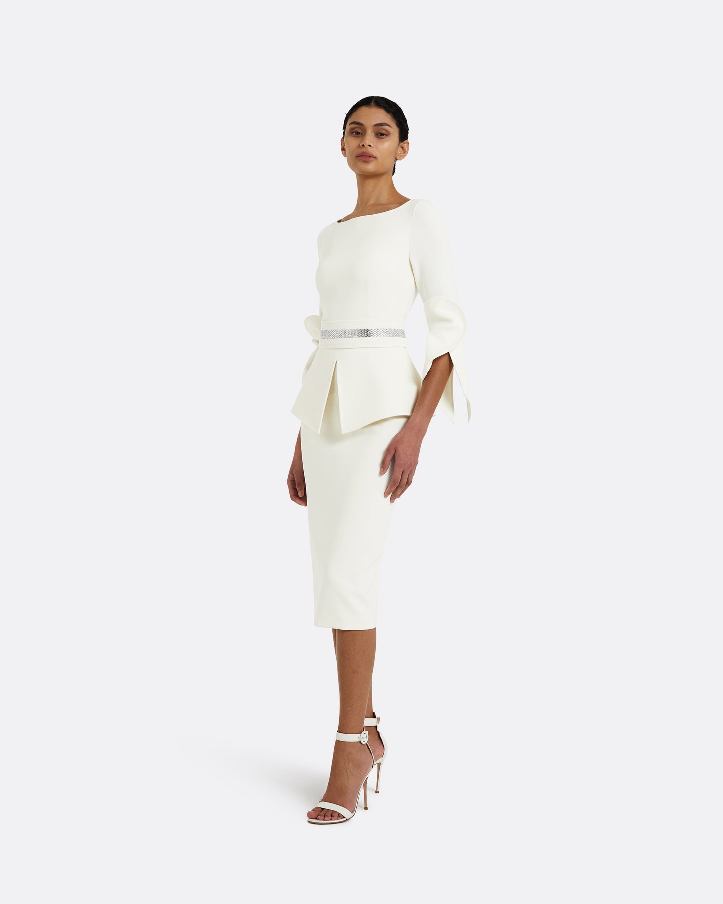 Alondra Ivory Midi Dress