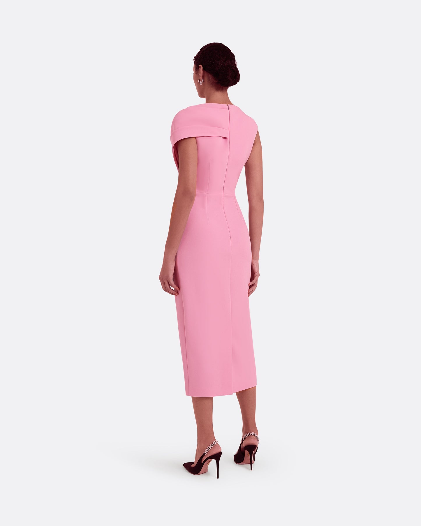 Regina Begonia Pink Midi Dress