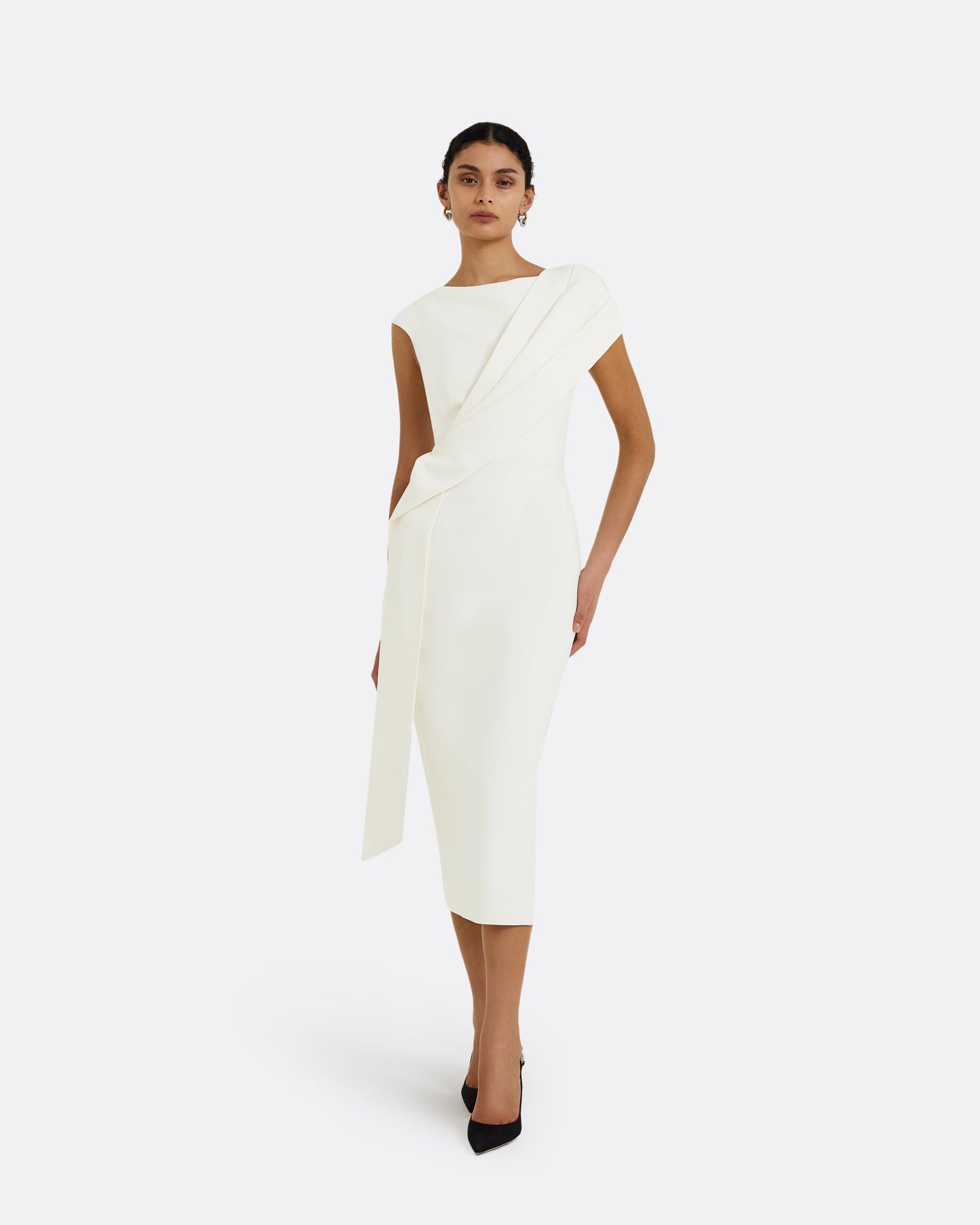Regina Ivory Midi Dress