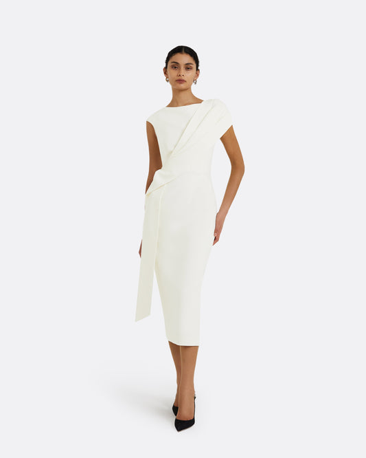 Regina Ivory Midi Dress