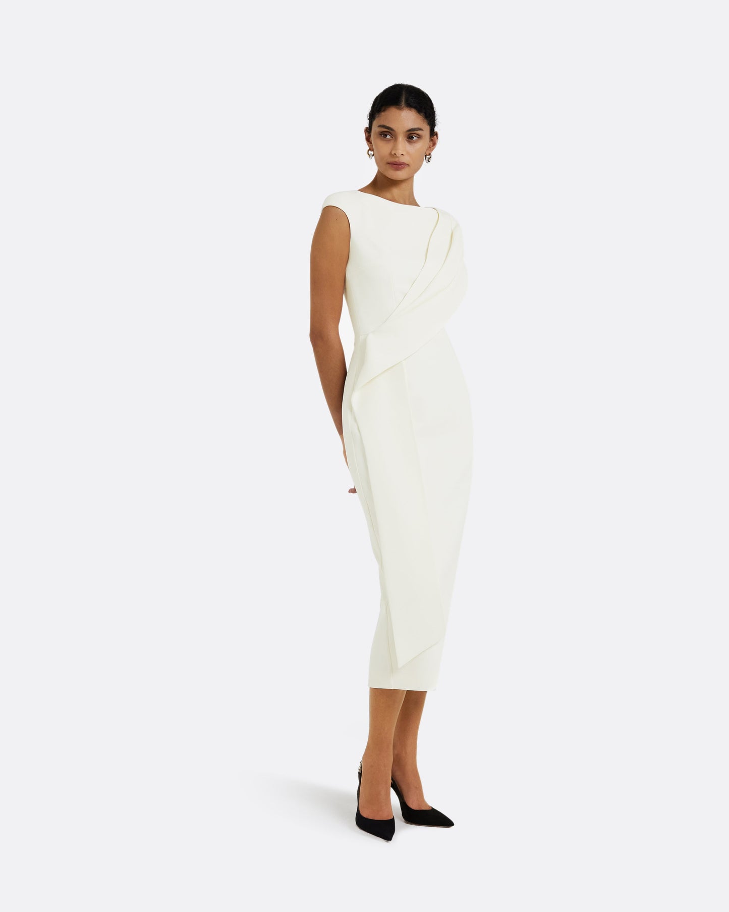 Regina Ivory Midi Dress