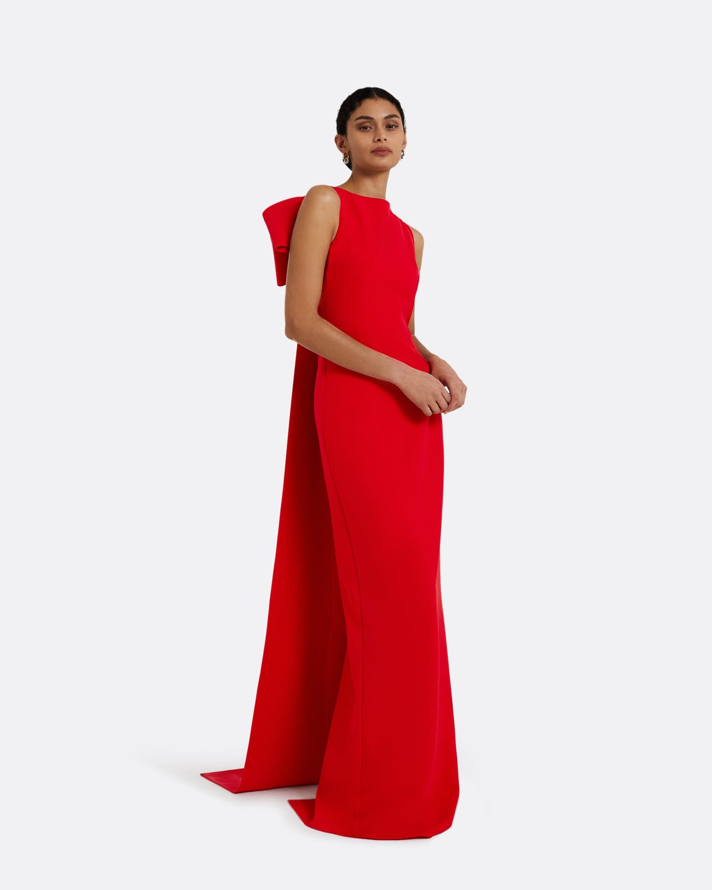 Celestia Cherry Red Long Dress