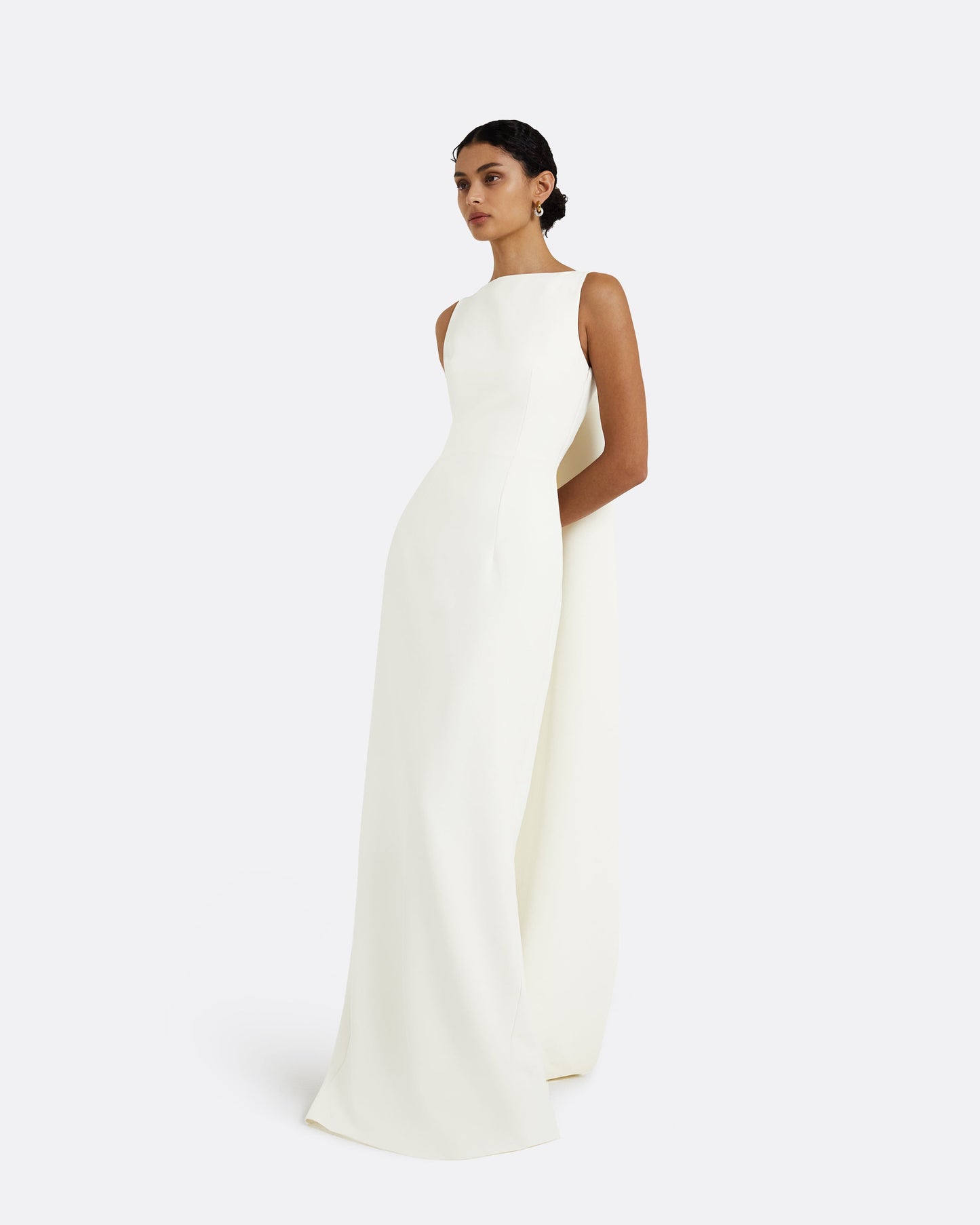 Celestia Ivory Long Dress