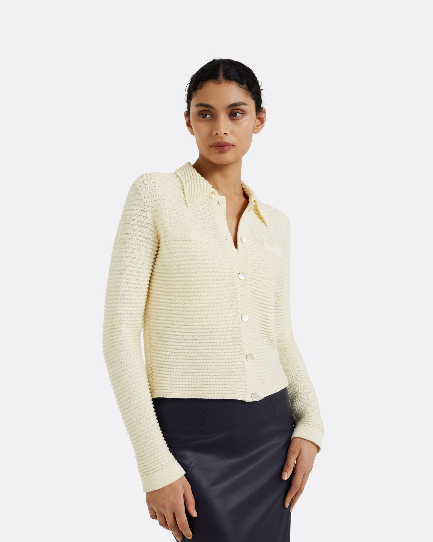 Artemis Ivory Crochet Jacket