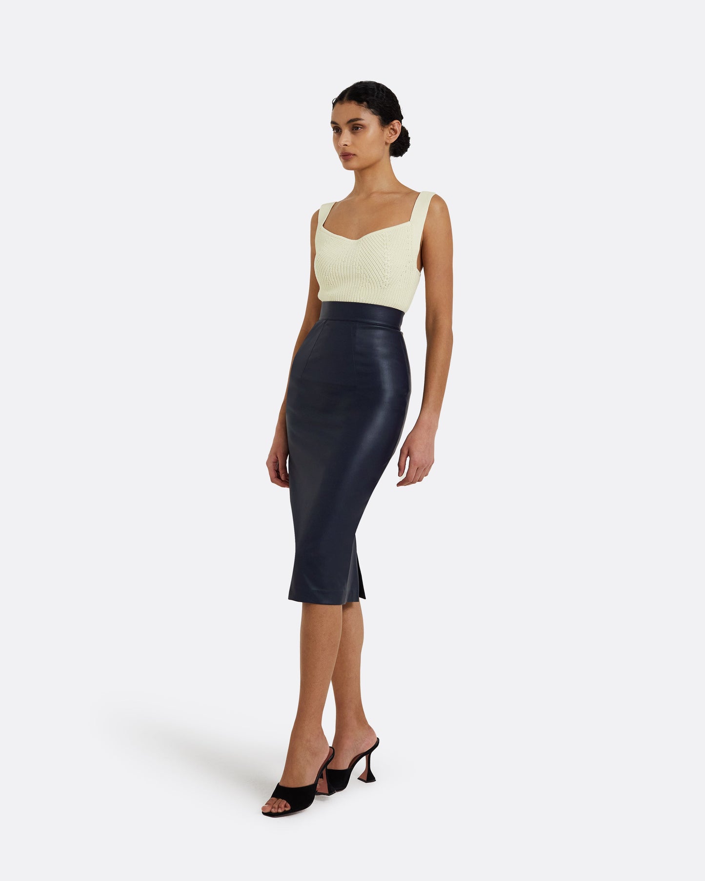 Amal Ivory Crochet Top