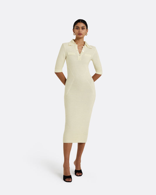 Akilah Ivory Crochet Dress