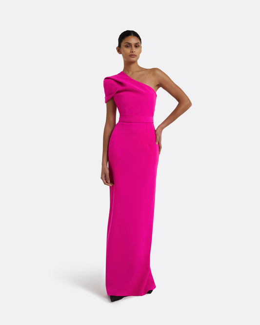 Kora Wild Strawberry Long Dress