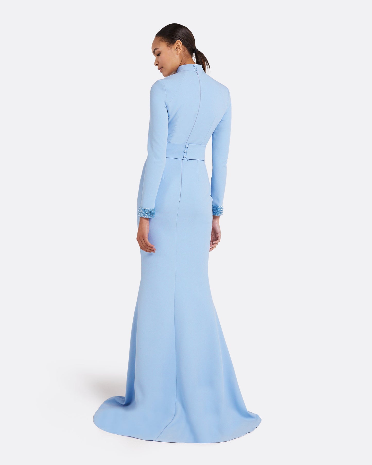 Kamala Soft Sky Long Dress