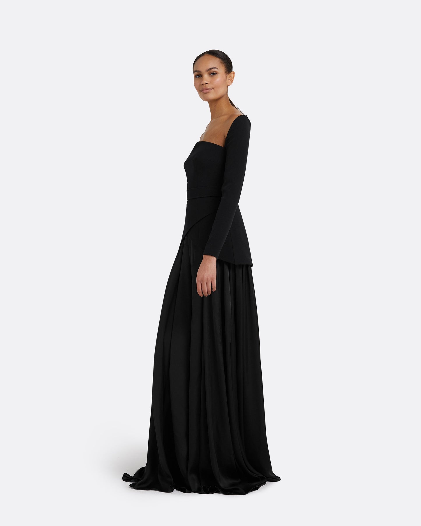 Desta Black Long Dress