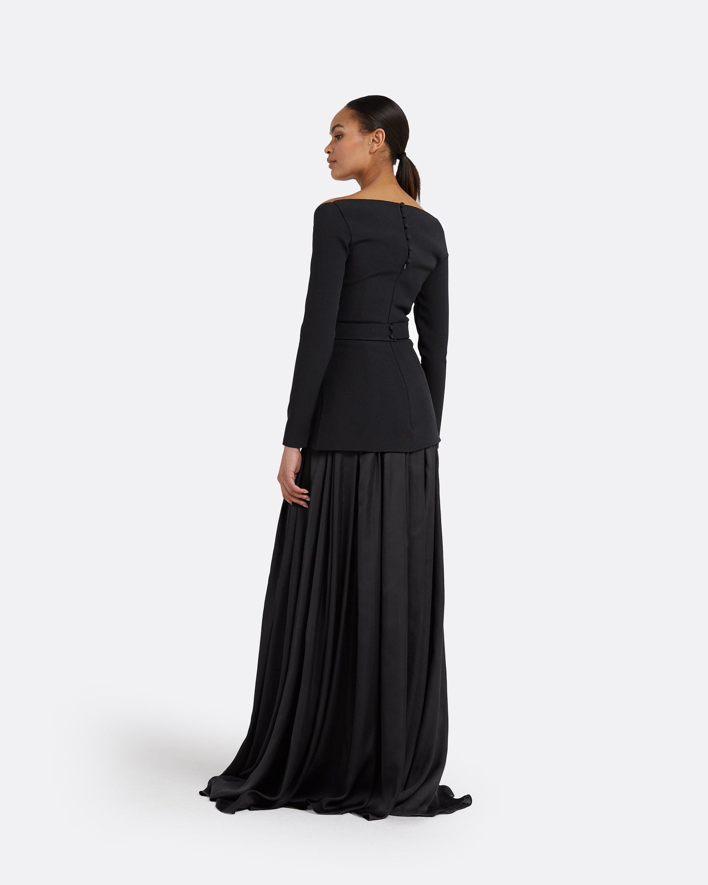 Desta Black Long Dress