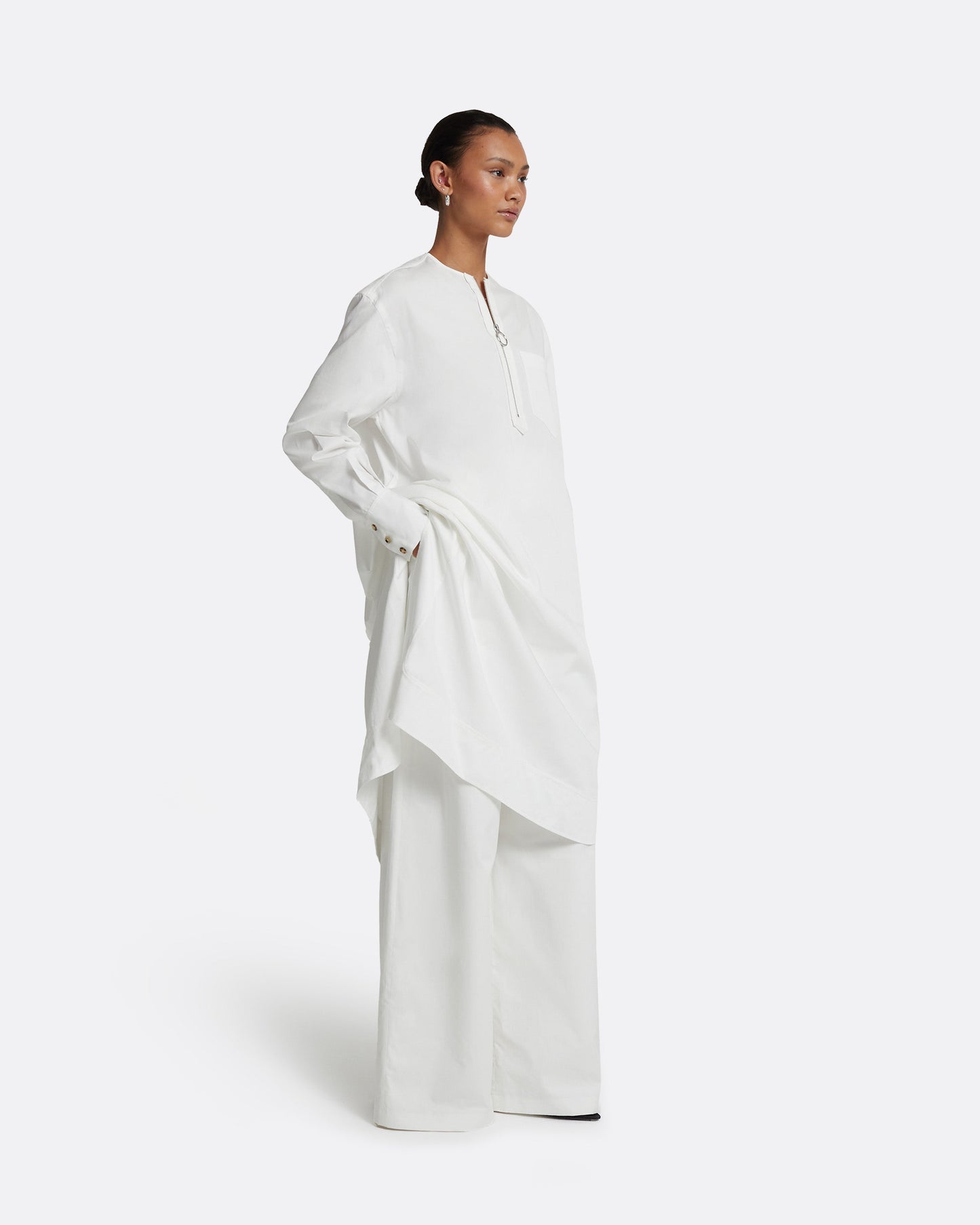 Sebiha Ivory Midi Dress