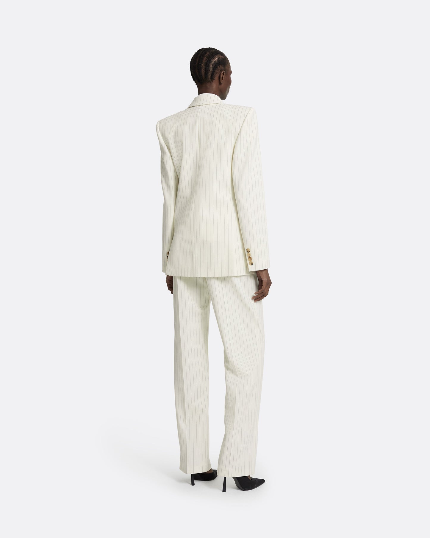 Ellan Ivory Pinstripe Jacket