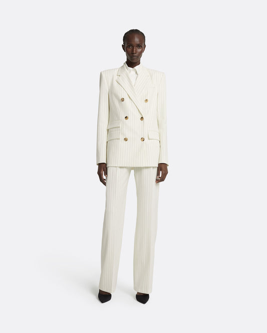 Ellan Ivory Pinstripe Jacket