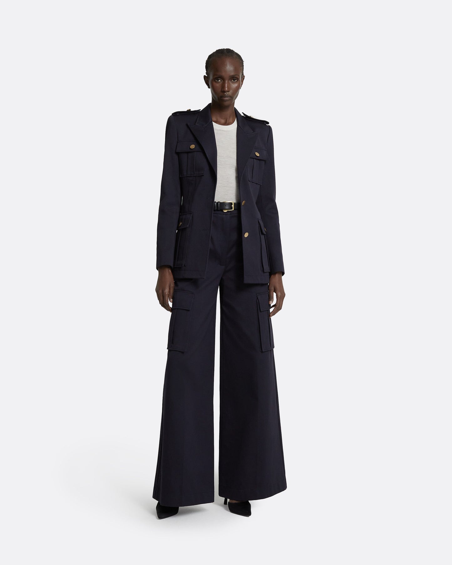 Paola Midnight Navy Trousers