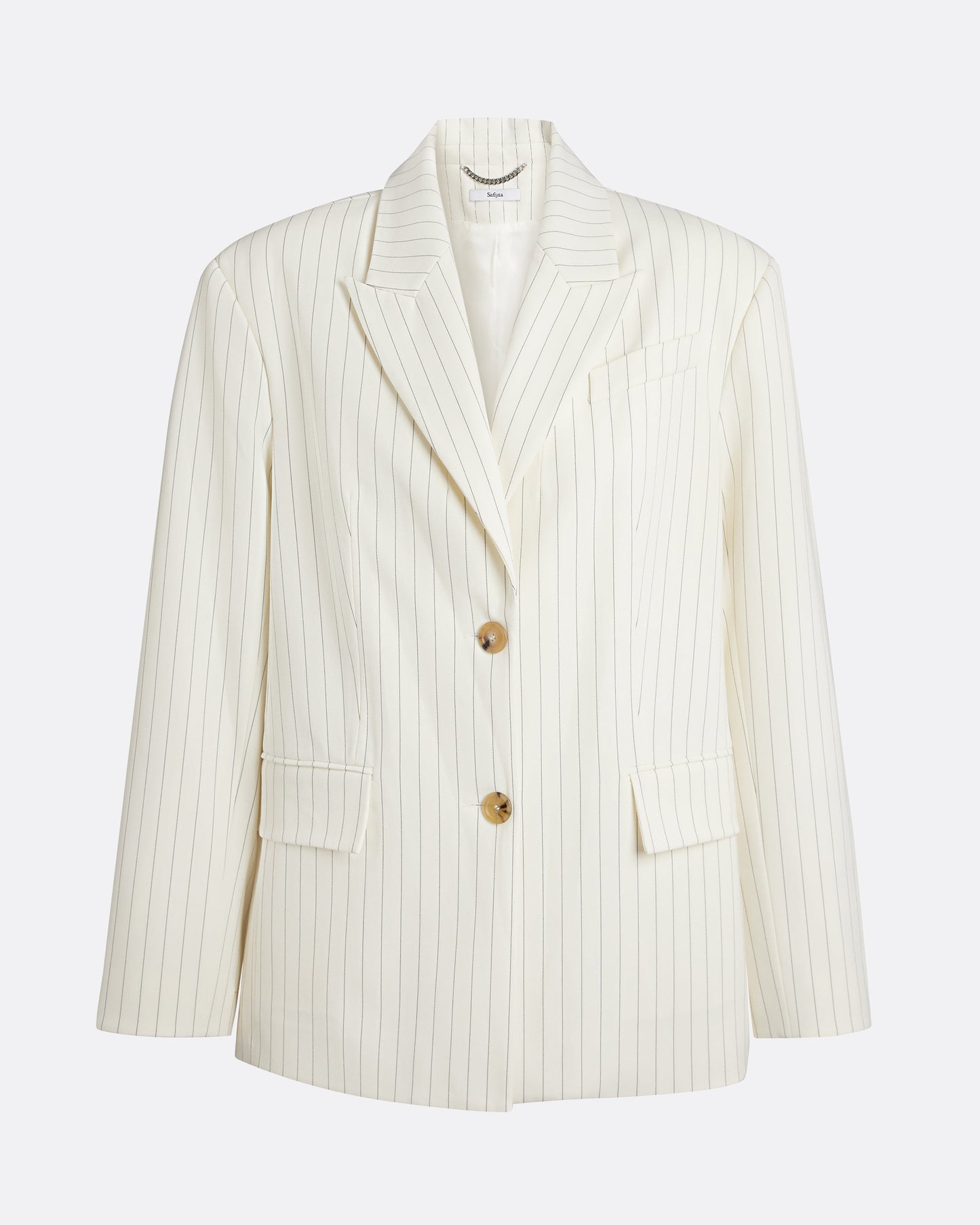 Maurissa Ivory Pinstripe Jacket