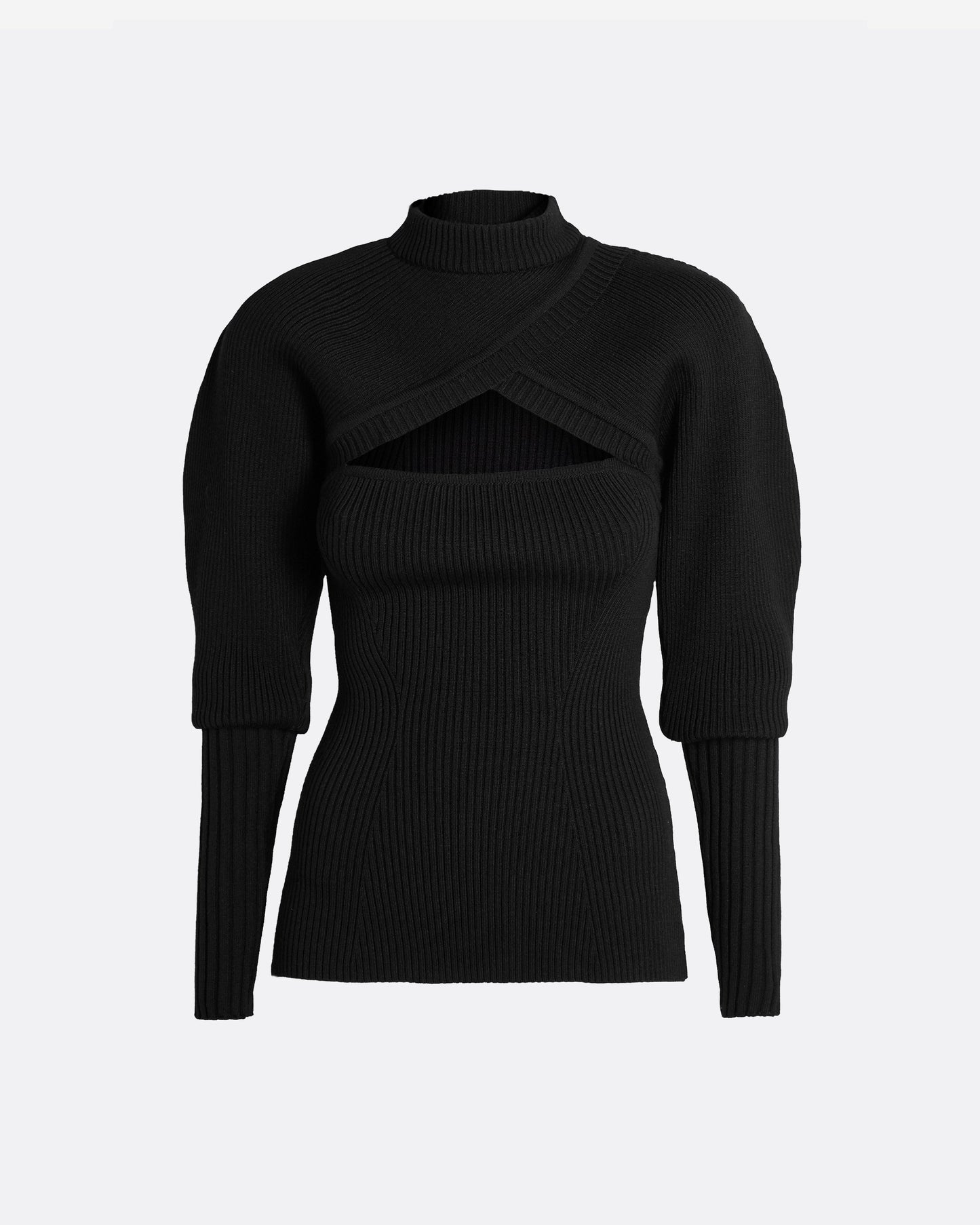 Carine Black Knit