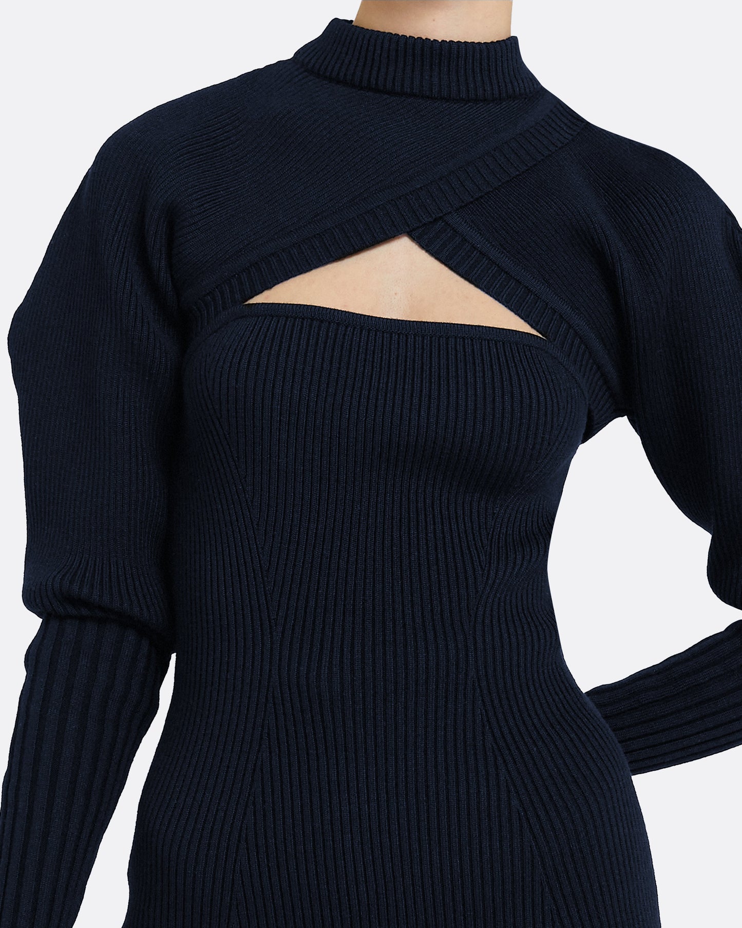 Carine Black Knit