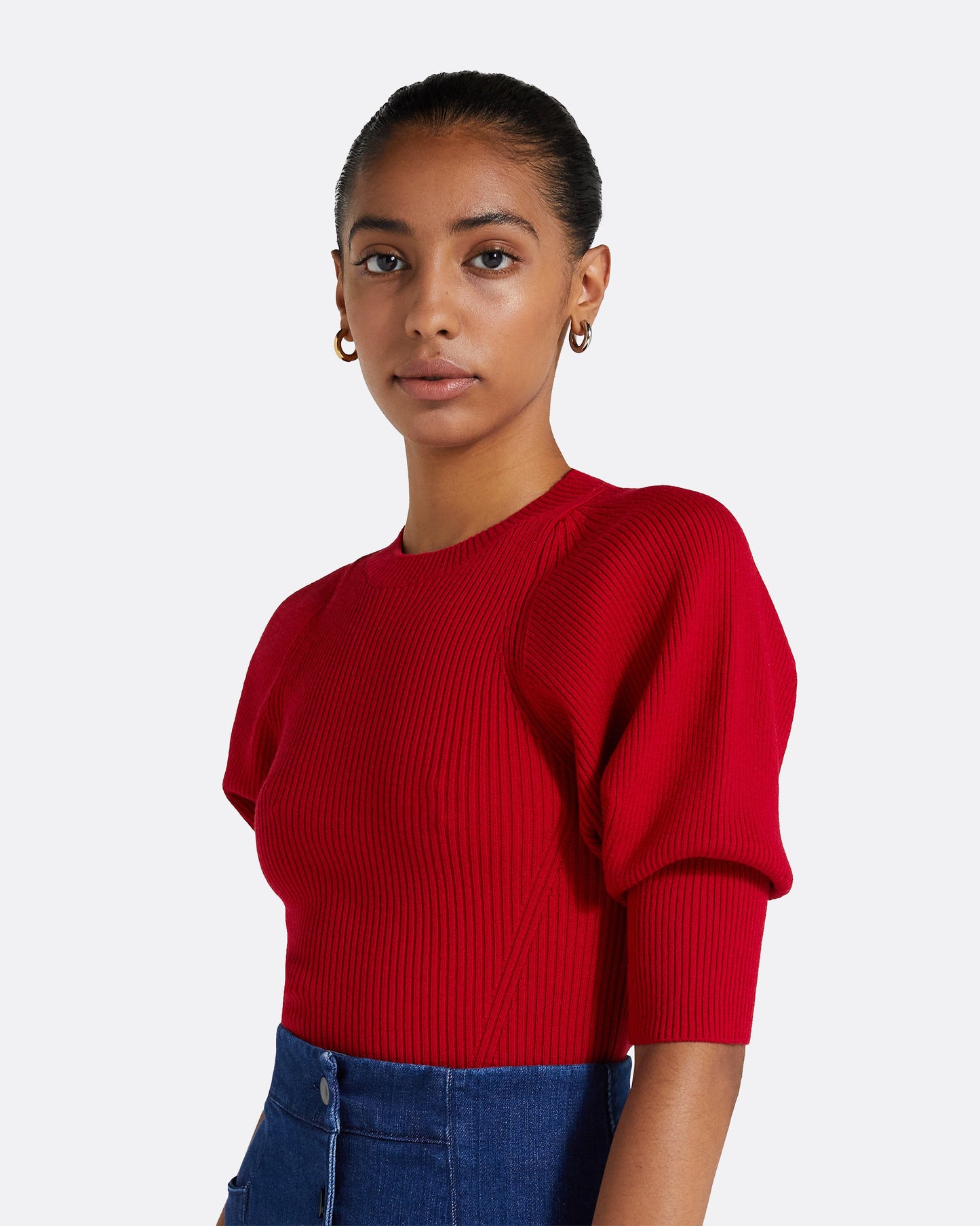 Paula Azalea Red Knit