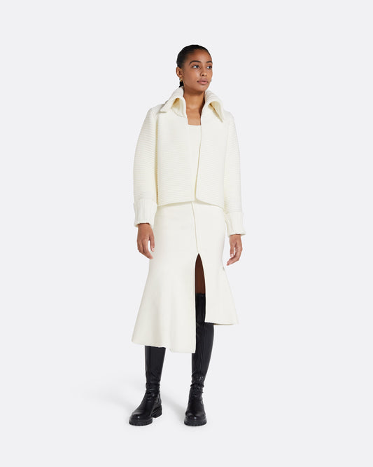 Mirielle Ivory Knit Cadigan