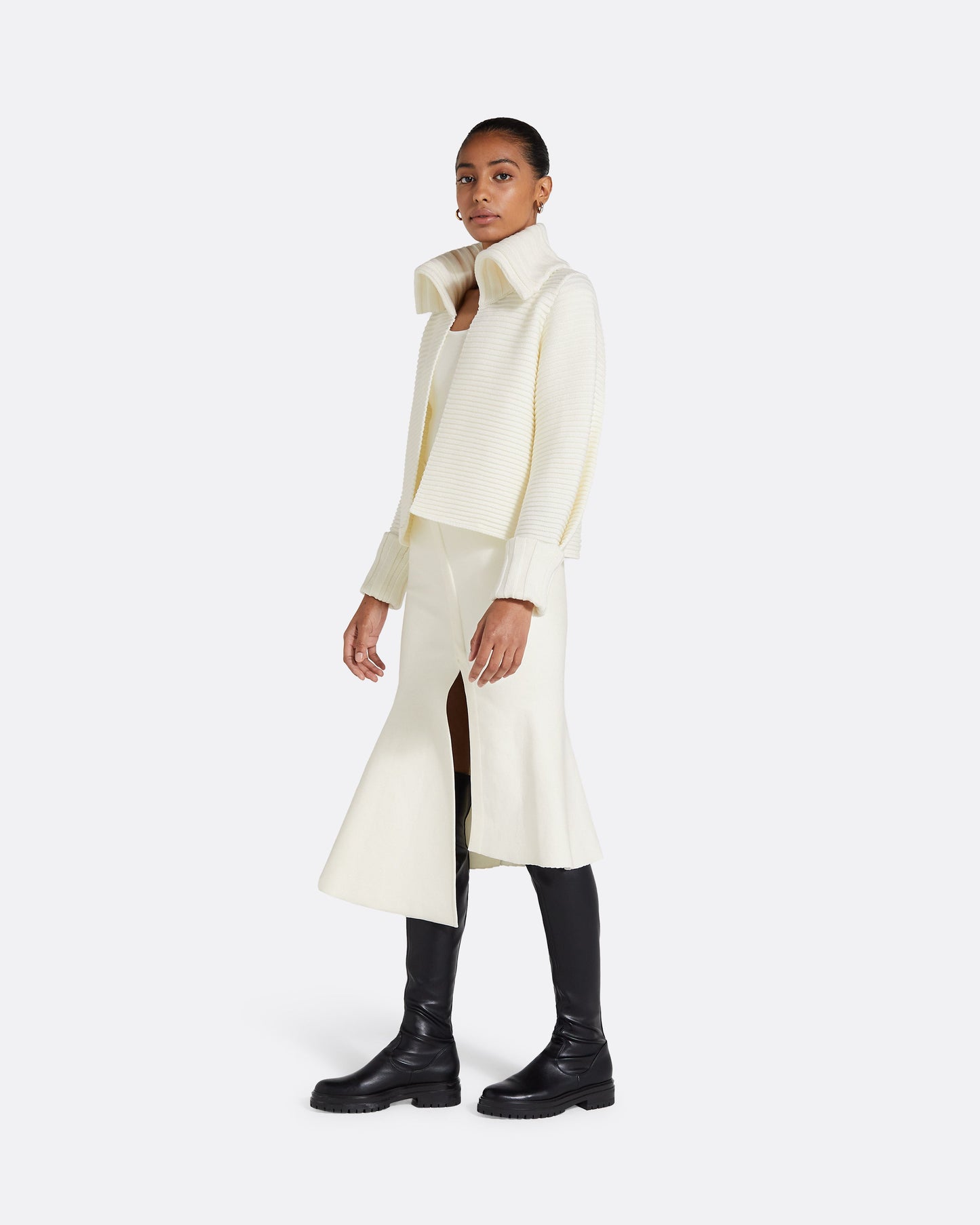 Mirielle Ivory Knit Cadigan