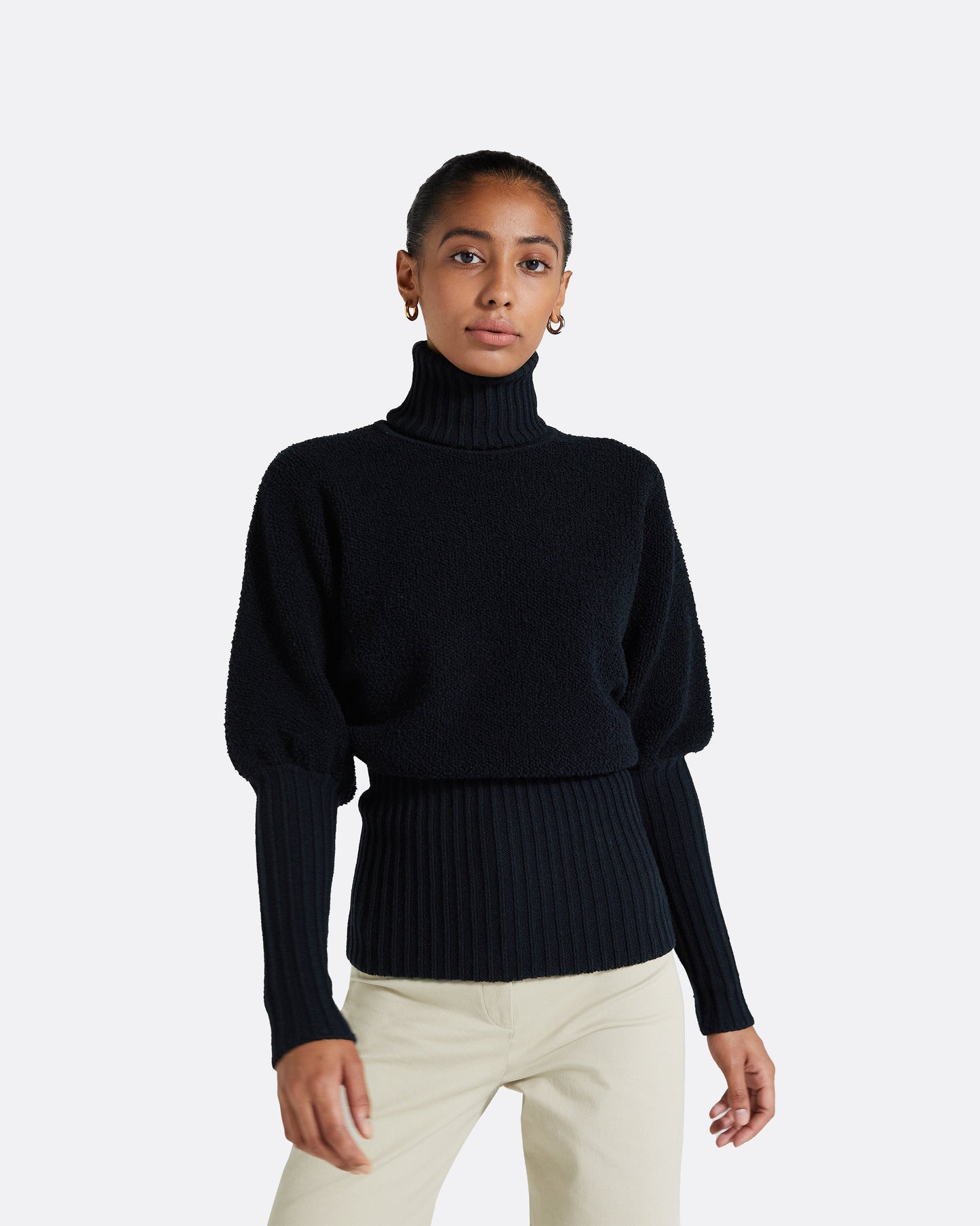 Sara Navy Knit