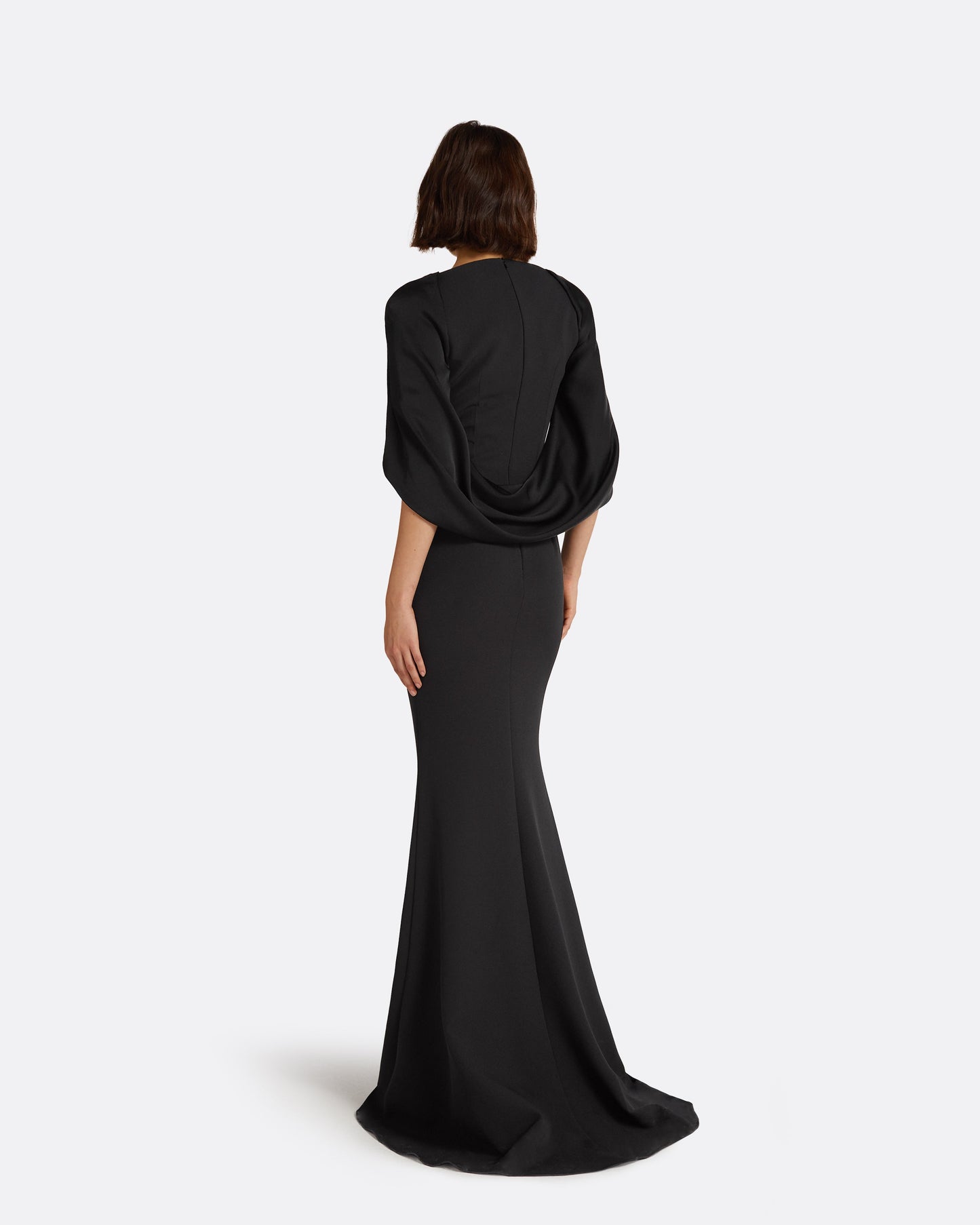 Ines Black Long Dress