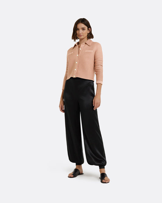 Artemis Old Rose Crochet Jacket