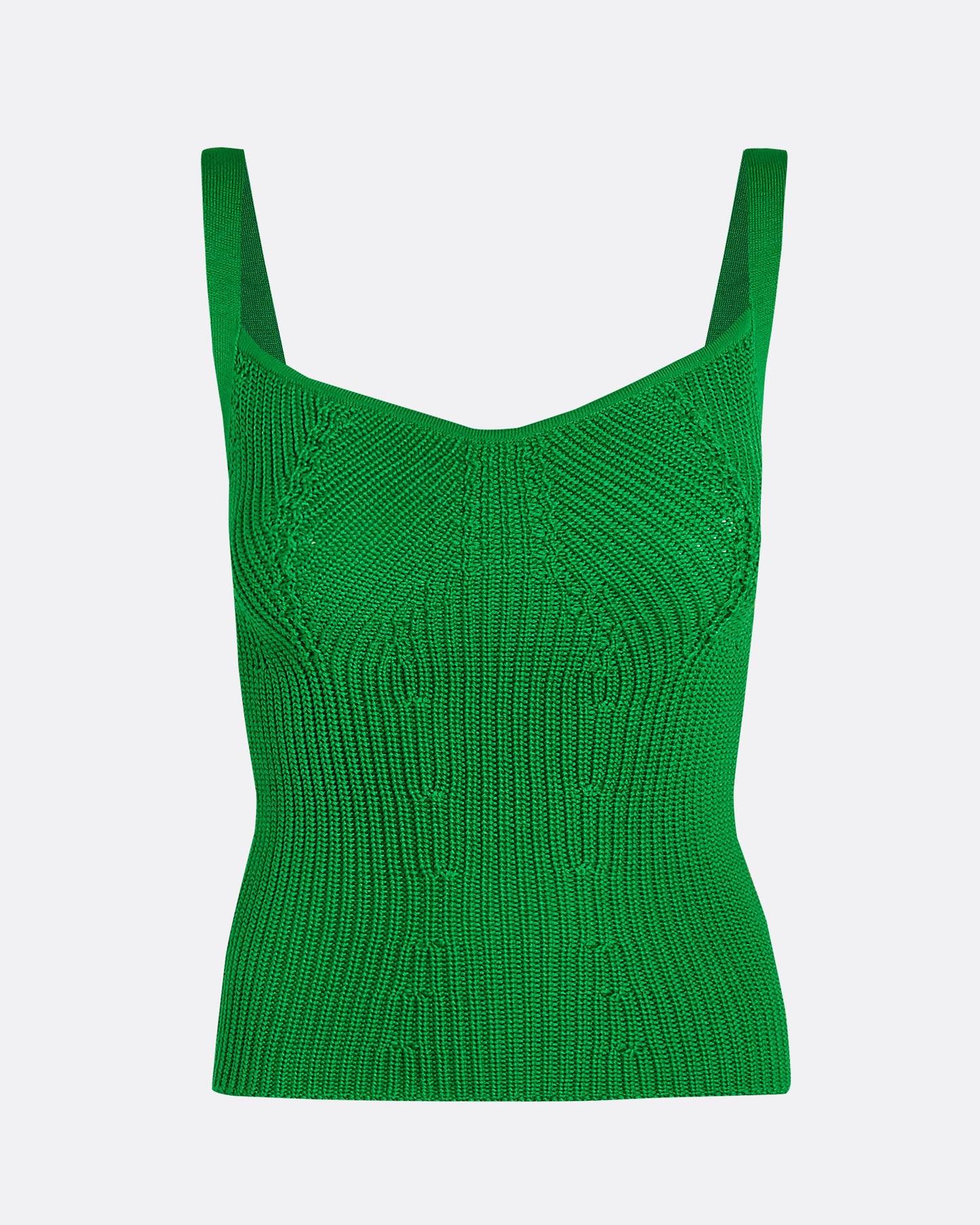 Amal Emerald Crochet Top