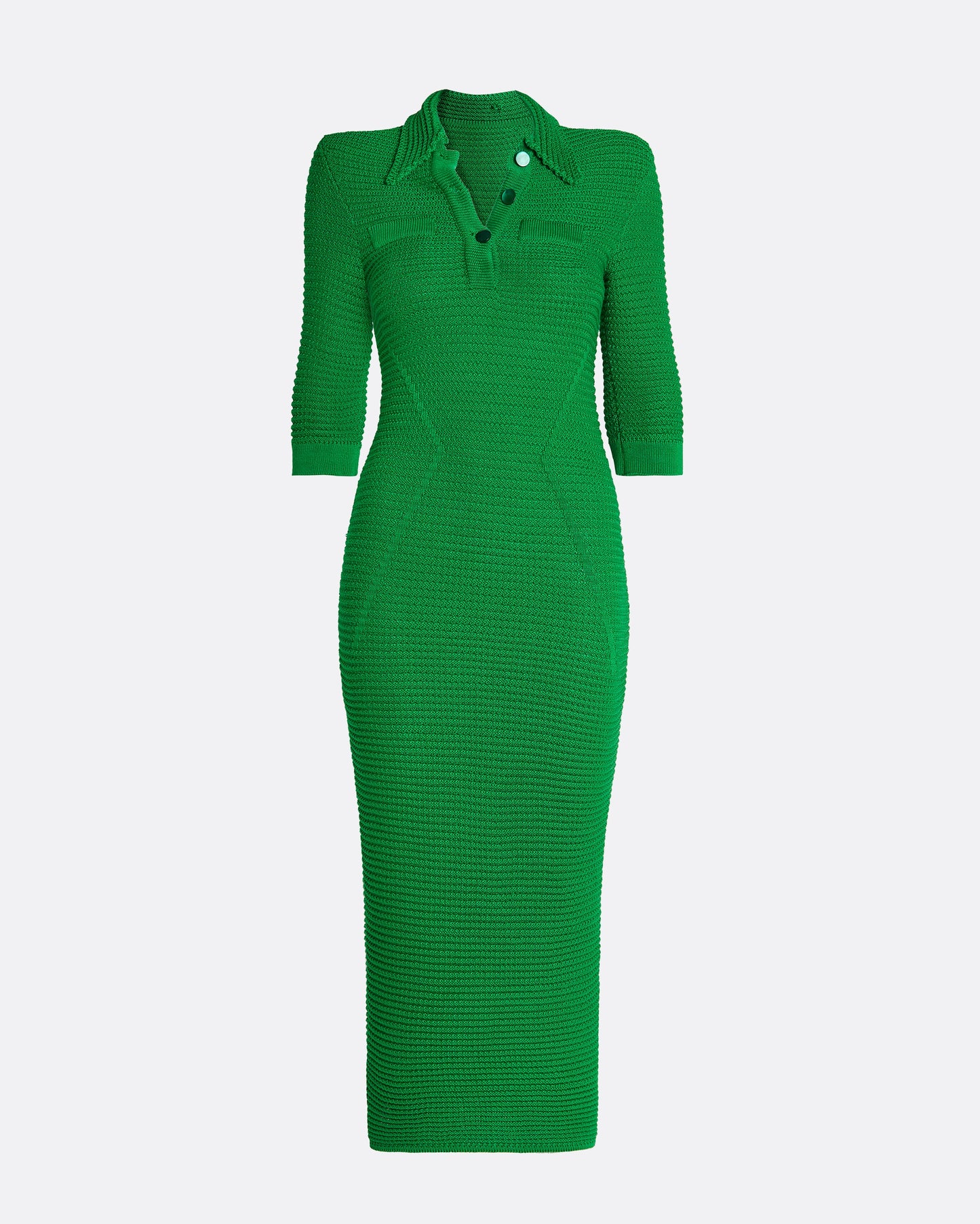 Akilah Emerald Crochet Dress