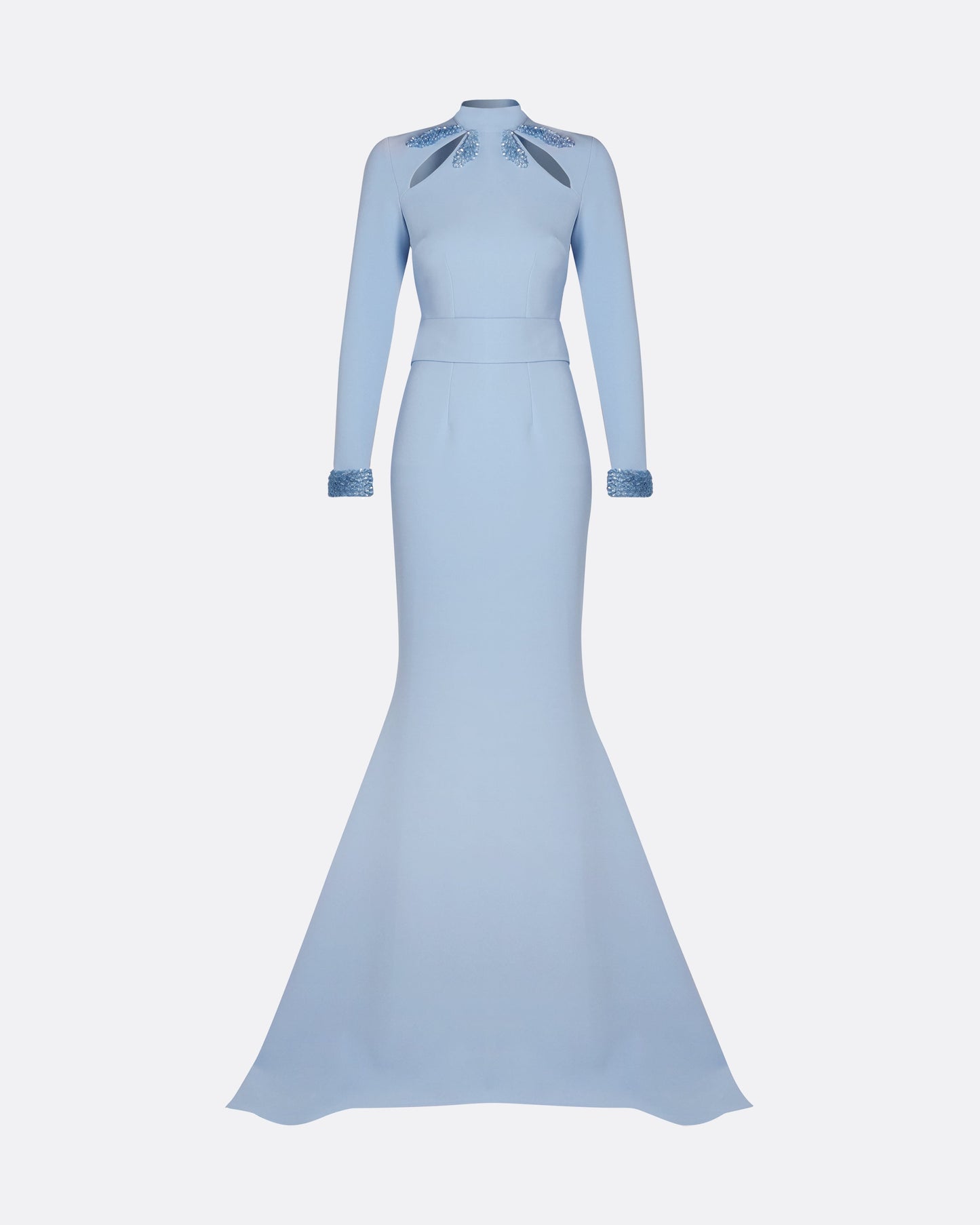 Kamala Soft Sky Long Dress