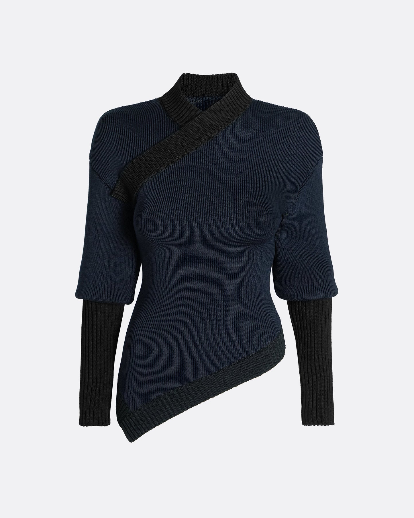 Genie Knit In Navy & Black