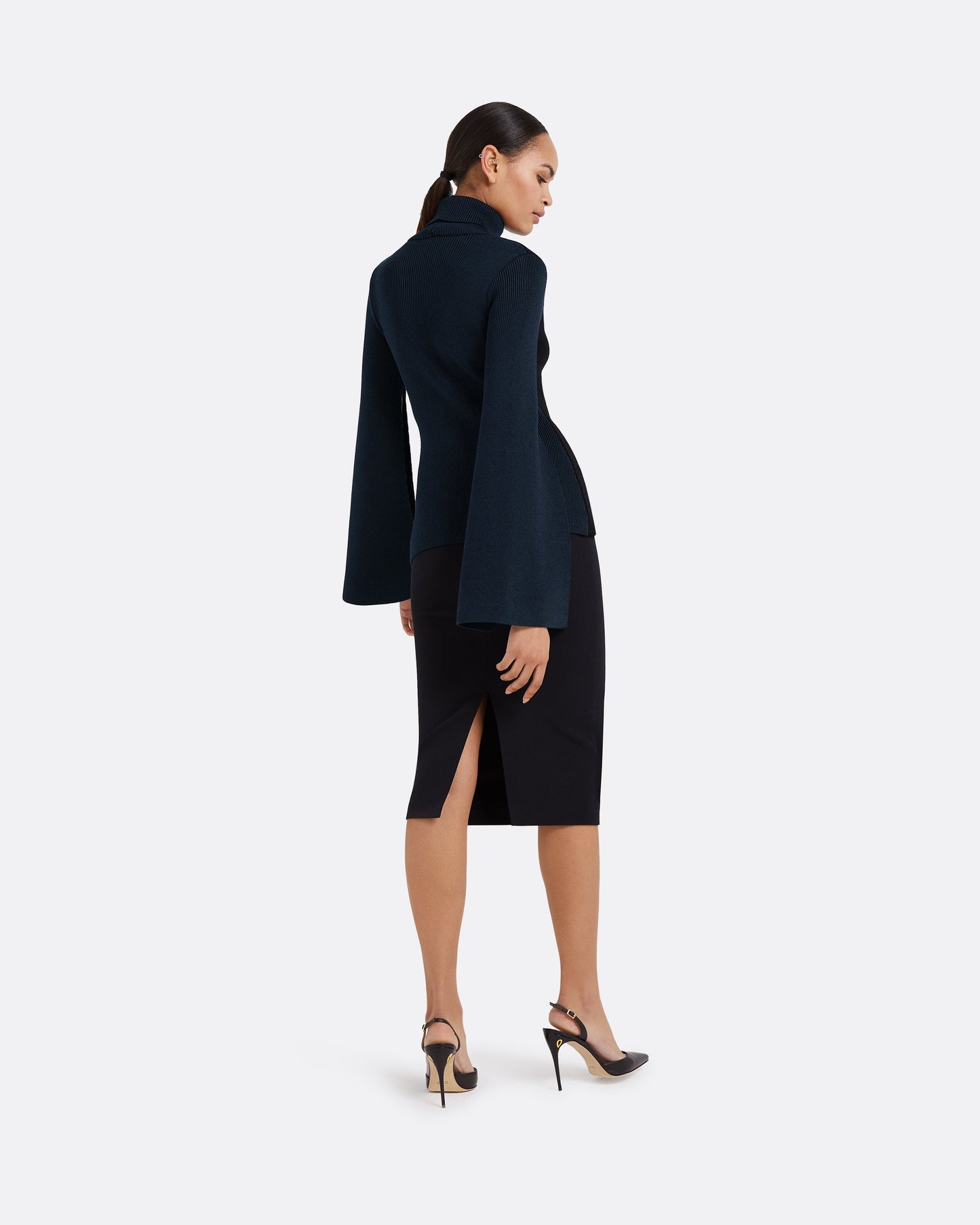 Gigi Knit In Navy & Black