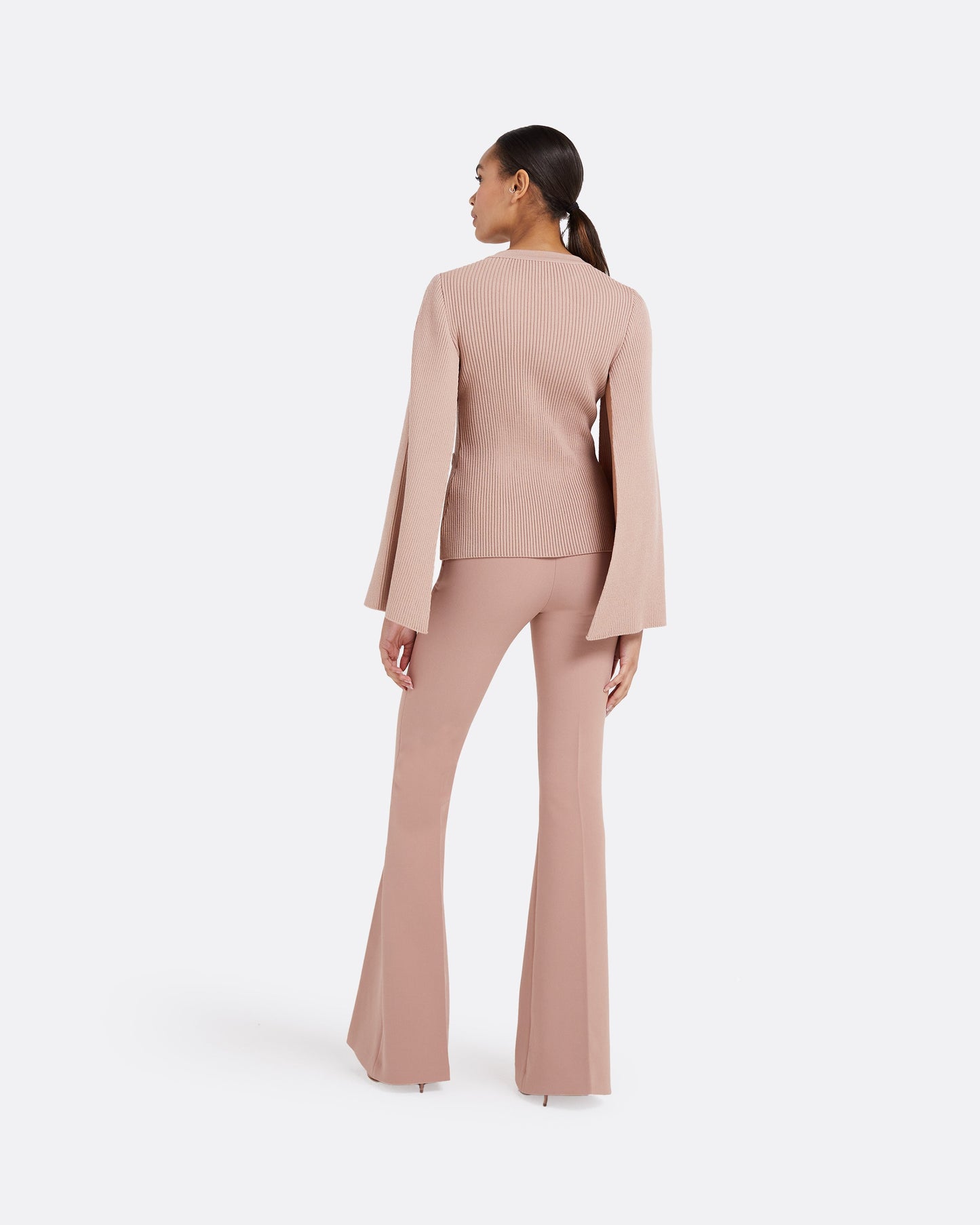 Halluana Trousers in Dusty pink