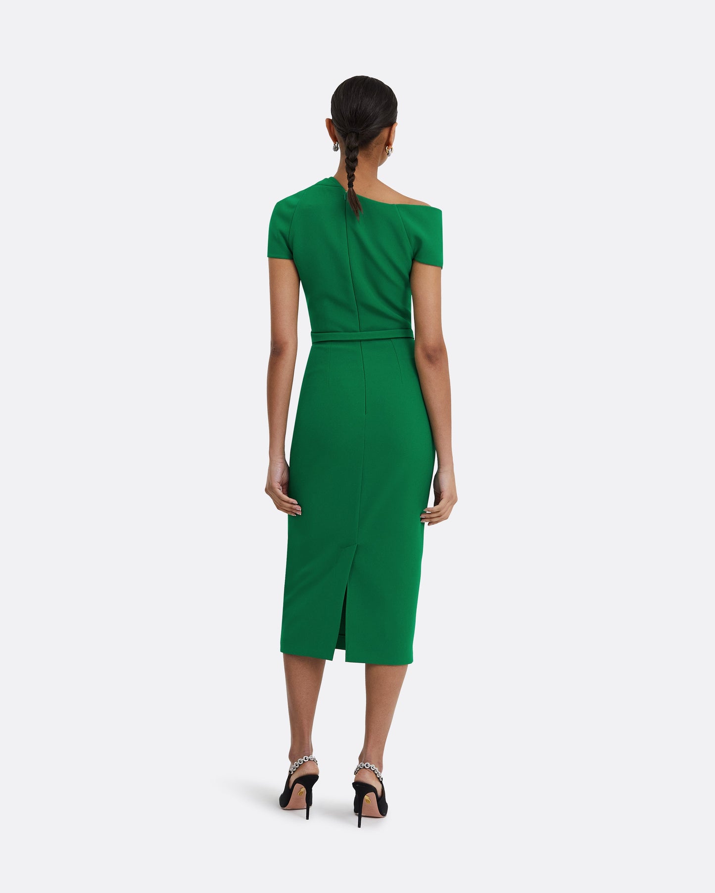 Dania Jewel Green Midi Dress