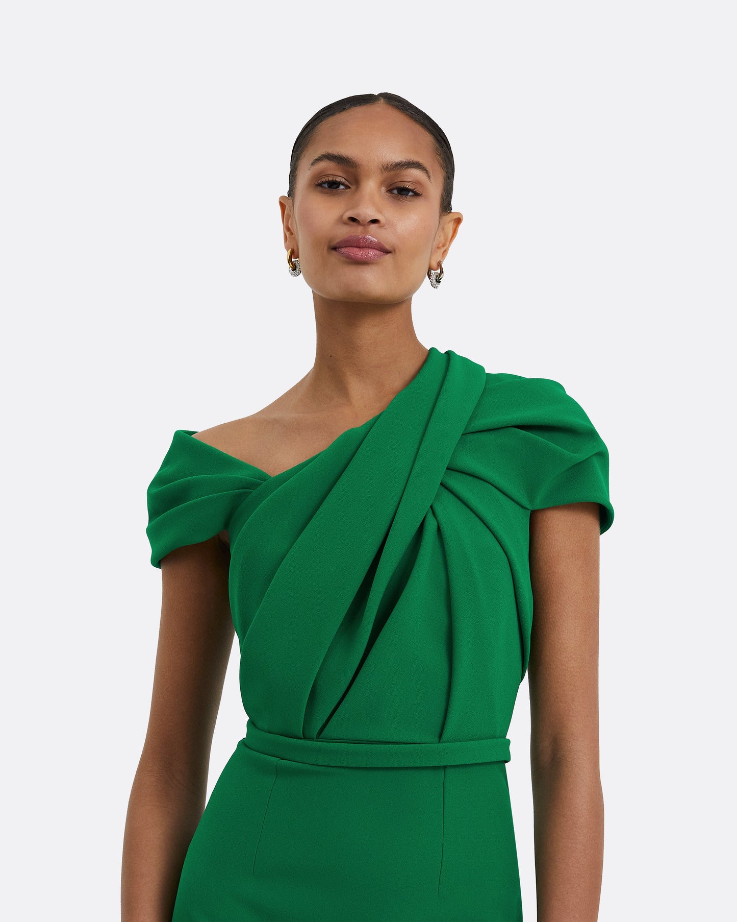 Dania Jewel Green Midi Dress