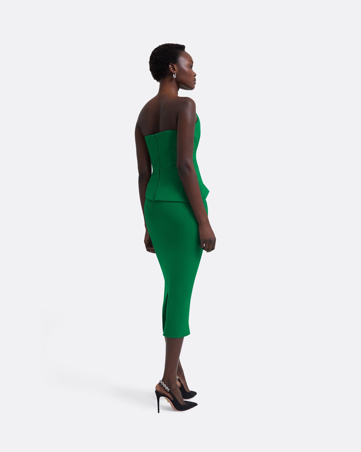 Delani Jewel Green Midi Dress