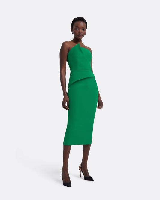Delani Jewel Green Midi Dress