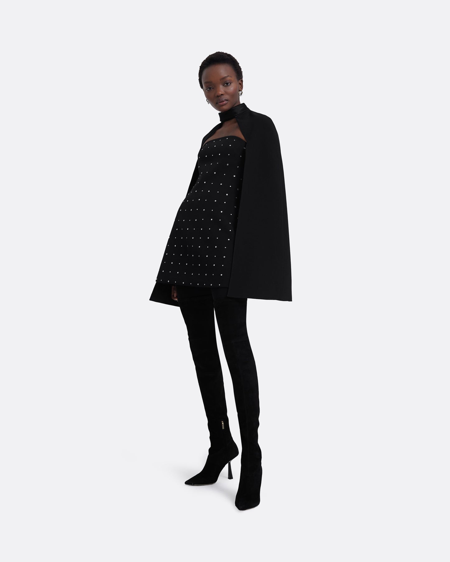 Rowan Black Short Dress